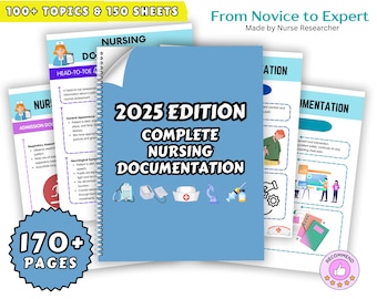 Nursing Documentation Template for Nursing Student Documentation Guide for New Grad Nurse Charting Guide for Nursing Student 100+ Topics PDF