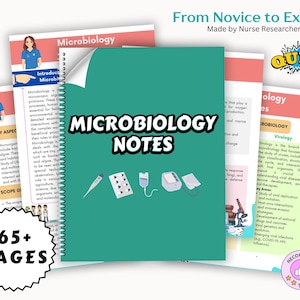 Complete Microbiology Masterclass Guide with Quiz 2025 Notes perfect for Medical Students to Prepare for Exams