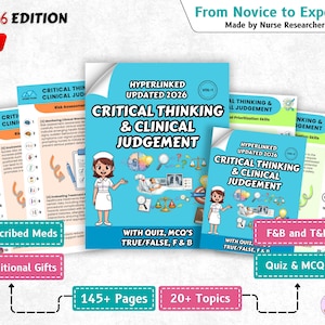 Nursing School Study Guide – Critical Thinking Review, Hyperlinked 2026 (Digital Download)