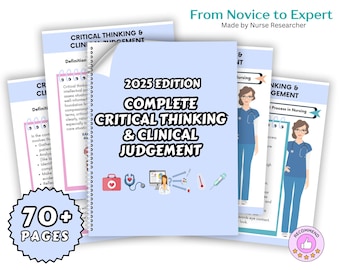 Nursing Critical Thinking Review Study Guide - ontworpen om je te helpen Ace Nursing School - beknopt en uitgebreid