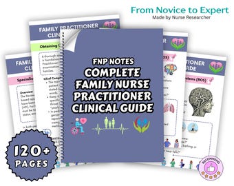 NEW 2025! FNP Clinical Study Guide Bundle, FNP Clinical Practice Guide, Fnp Exam Review,  Fnp Board Review, Fnp Review,
