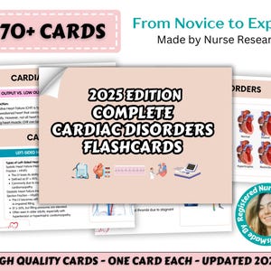 170+ Cardiac Disorders Flashcards 2025, Cardiovascular System, Med Surg, Nursing Study Guide, Nursing Study Notes, Anatomy Physiology Notes