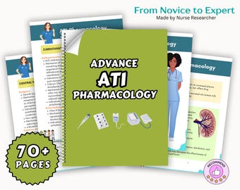 ATI RN Pharmacology exam 2025 ! Rn Study Guide! Nursing Exam Guide! Pharmacology Notes ! Instant digital download! PDF