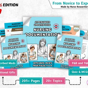 Nursing Documentation Template for Nursing Student Documentation Guide for New Grad Nurse Charting Guide for Nursing Student 200+ Topics PDF