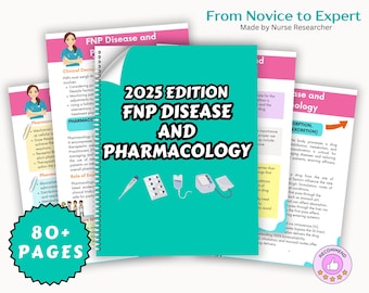 BIJGEWERKT voor 2025! FNP Review Study Guide for Family Nurse Practitioner Board Exam Disease and Pharmacology