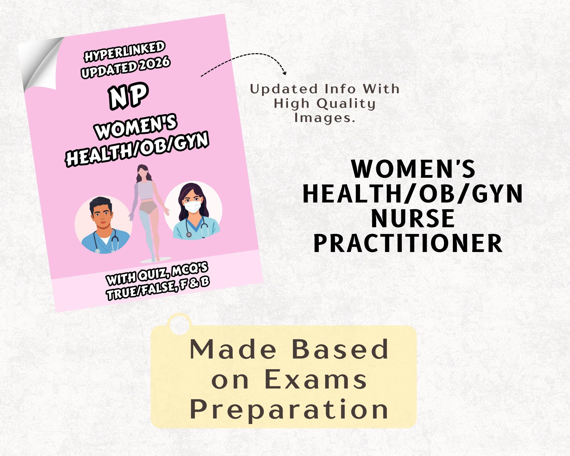 NP Women's Health OB Gyn Nurse Practitioner Quick Clinical Guide ...