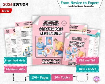 Gids voor pijnverlichting ischias: 150+ pagina's, 20+ onderwerpen, hyperlinks