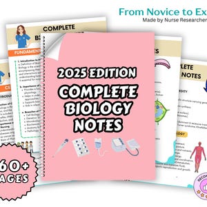 Ultimate Biology Notes 2024 perfect for students to Learn and Succeed in Your Exams, Made By Professional