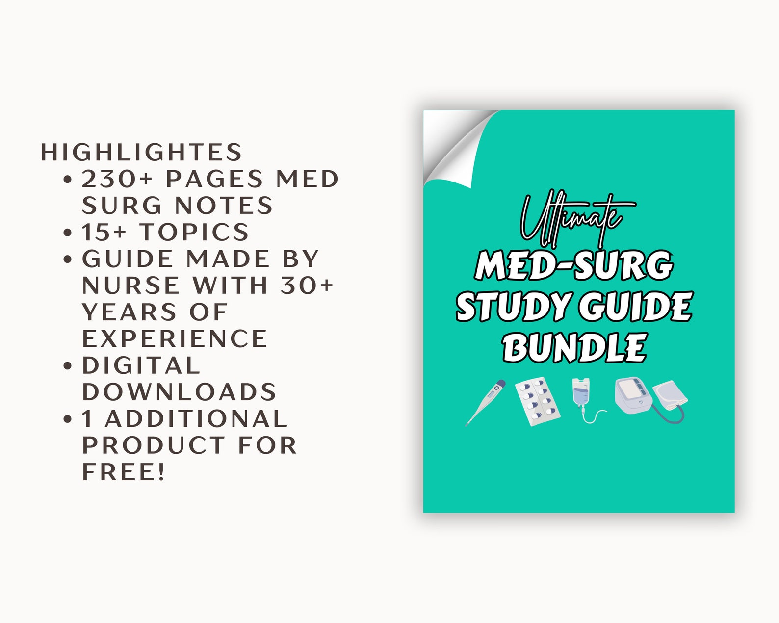 Med-surg Study Bundle 2024, Nursing Study Guide, Med Surg Notes ...