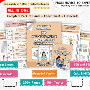 Pediatric Nurse Practitioner Quick Clinical Guide, Family Nurse Practitioner Clinical Pocket Guide, NP Pocket Guide, NP Guidelines