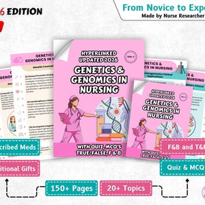 Genetics and Genomics in Nursing Notes, Hyperlinked 2026 Study Guide (Digital Download)