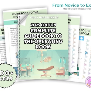 Hyperlinked Operating Room Advance Bundle Version 2, Surgical Guide, Surgery,  Nursing Study Guide, 2025 Edition