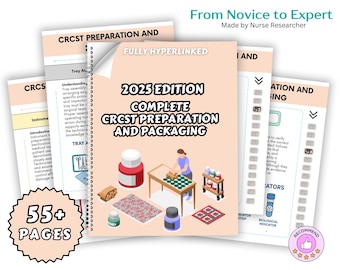 Complete CRCST Preparation and Packaging – 2025 Edition, Sterile Processing & SPD Study Notes, Surgical Instruments | CBSPD Tech Review