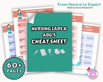 Complete Nursing Lab Values Bundle: Cheatsheet, Memory Tricks, Interpretation Guide for Nursing Students and Healthcare Professional NCLEX