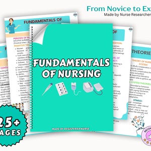 Complete Fundamental Nursing Bundle, Nursing Study Guide, Nursing Fundamental Hyperlinked, NCLEX Study, New and Unique
