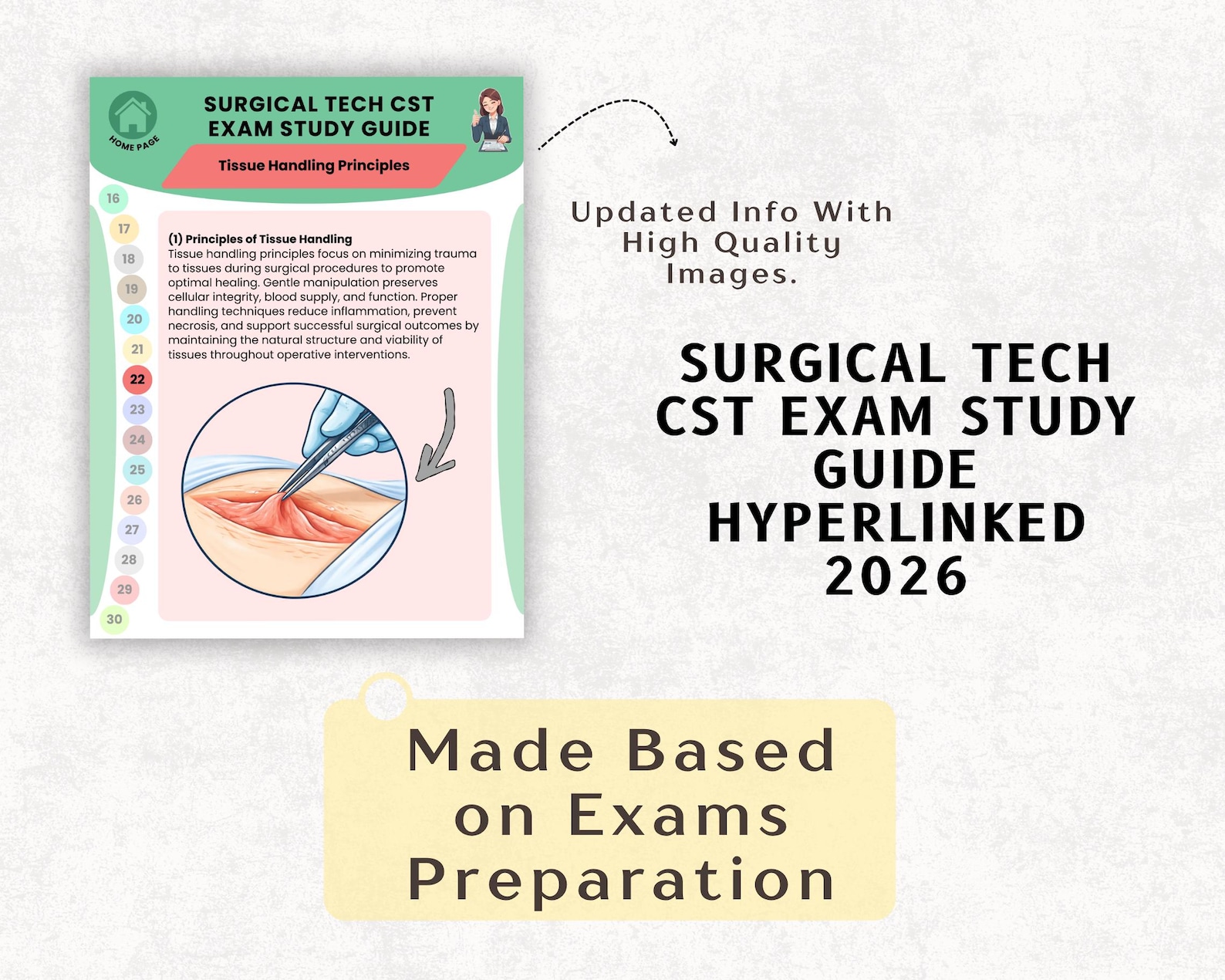 Surgical Tech CST Exam Study Guide 2026, True & False, F/B and Quiz ...
