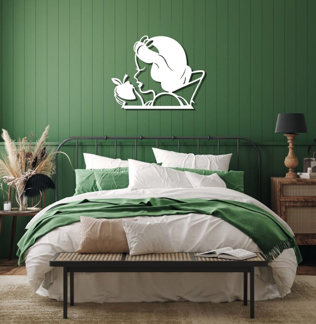 Snow White Metal Wall Art Disney Wall Decor Disney Wall Etsy