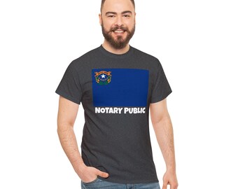 Nevada State Flag Notary T-Shirt | Unisex Notary Public T-Shirt