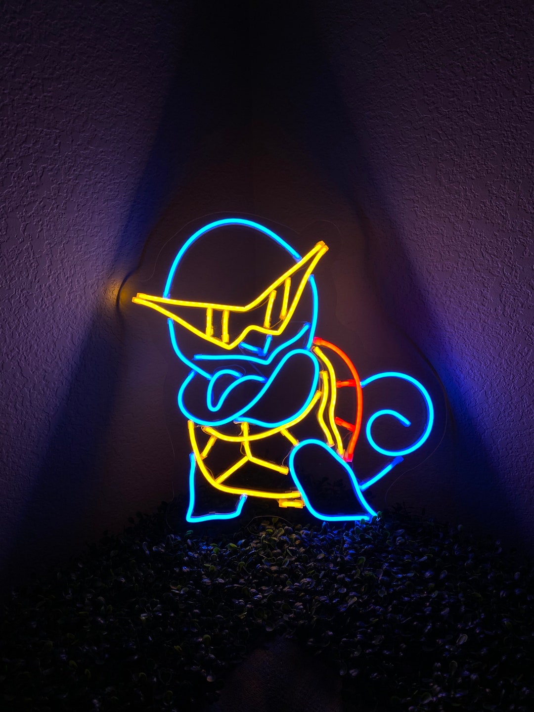 Squirtle LED Neon Sign Pokemon Sign Wall Decor Personalized - Etsy