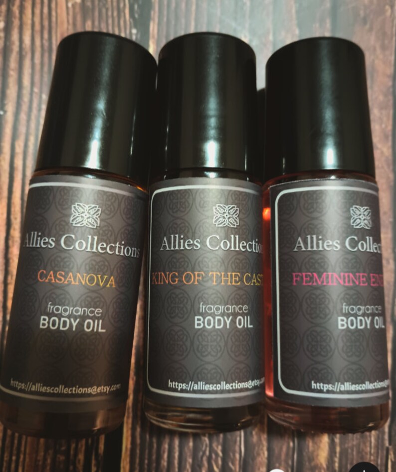 FRAGRANCE BODY OIL Etsy