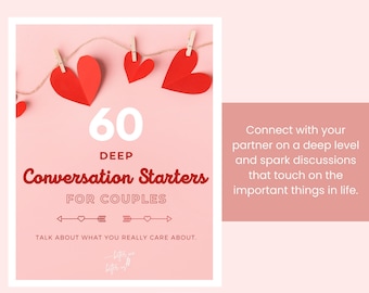 Deep Conversation Starters for Couples | Date Night Talking Topics | PDF | Printable