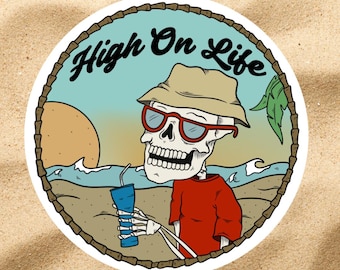 HIGH on LIFE Vinyl Sticker