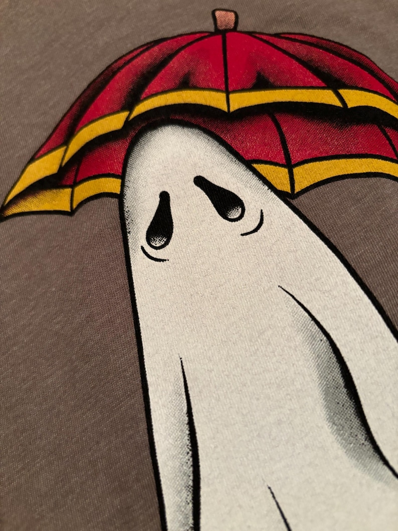 Close up of cute ghost t-shirt