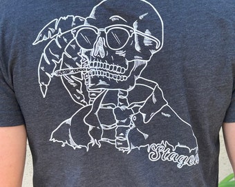 Staged Ink Skeleton T-Shirt