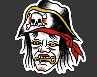 PIRATE Vinyl Sticker