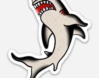 JAWS Vinyl Sticker