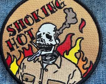 Iron On Patch for Jacket SMOKING HOT