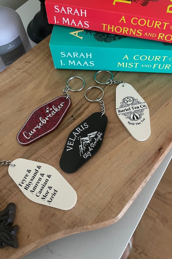 ACOTAR Inspired Hotel Keychain: BookTok Merch