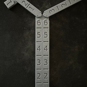 Quick Sticks 1-12&quot; measurements for miniature games