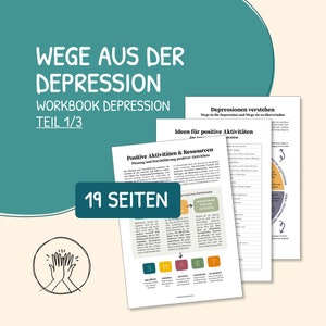Ways out of depression, Overcoming depression, Depression, Workbook, Therapy, Psychology, Social Work, Mental Health, German