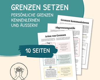 Fixer des limites, nommer des limites, démarcation, soins personnels, autonomisation, thérapie, travail social, compétences sociales, démarcation, allemand