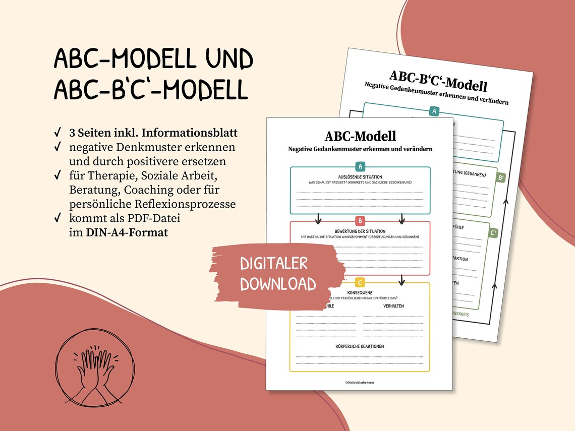 ABC Method, ABC Model, Albert Ellis, Negative Thoughts, Solution Circle ...