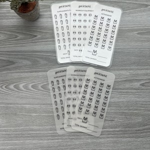 Fitness Saving Trackers | Save for Supplements, Active Wear, and Workout Equipment | Bundle or Individuales