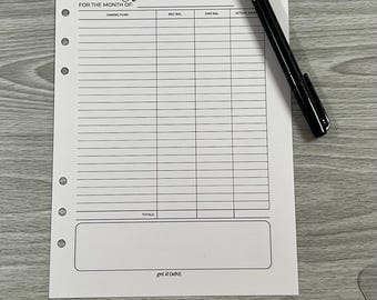 Planilla de presupuesto imprimible (archivo PDF)
