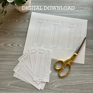 Cash Stuffing Expense Tracker: Printable A6 Budgeting Tool (Digital Download)