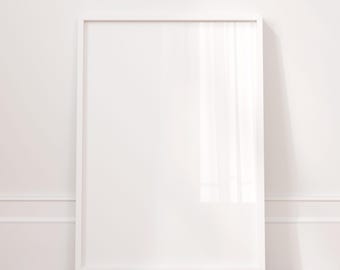 Classic White - Premium Wooden Frame