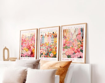 Set of 3 - Florence, Amsterdam, Dublin