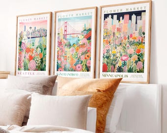 Set of 3 - Minneapolis, San Francisco, Seattle
