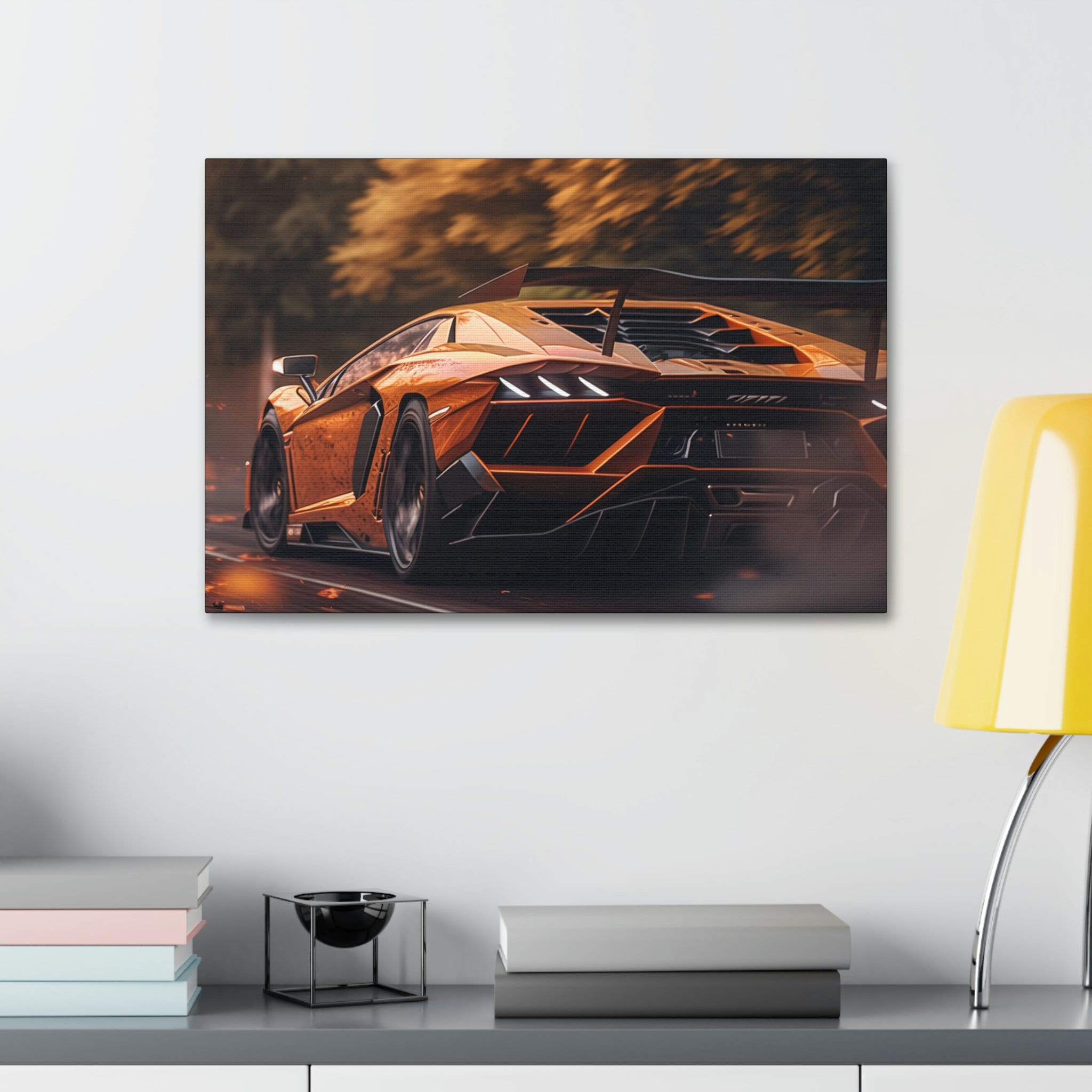 Lamborghini Aventador Painting High Quality Canvas Art - Etsy