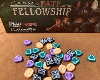 Fate of the Gefährten Brettspiel - Plastik Tokens