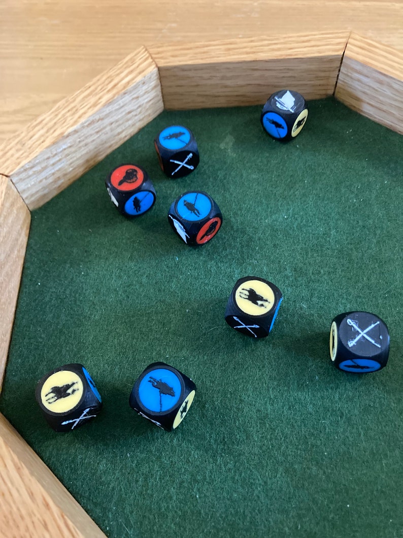 8 battle dice compatible with Commands & Colors: Napoleonics image 7