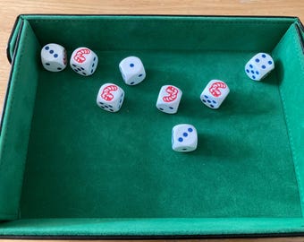 8 Ersatzwürfel für Heckmeck/Pickomino