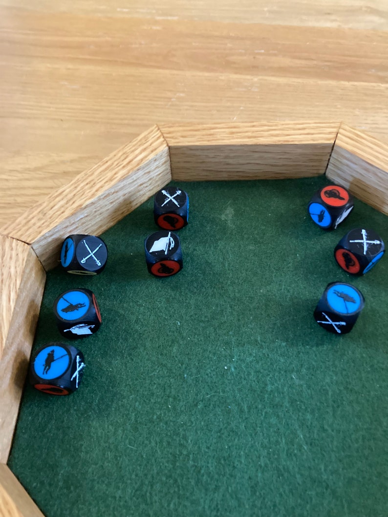 8 battle dice compatible with Commands & Colors: Napoleonics image 5