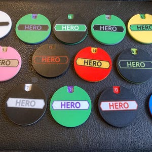 UNMATCHED - Hero and Sidekick life trackers (set of two dials)