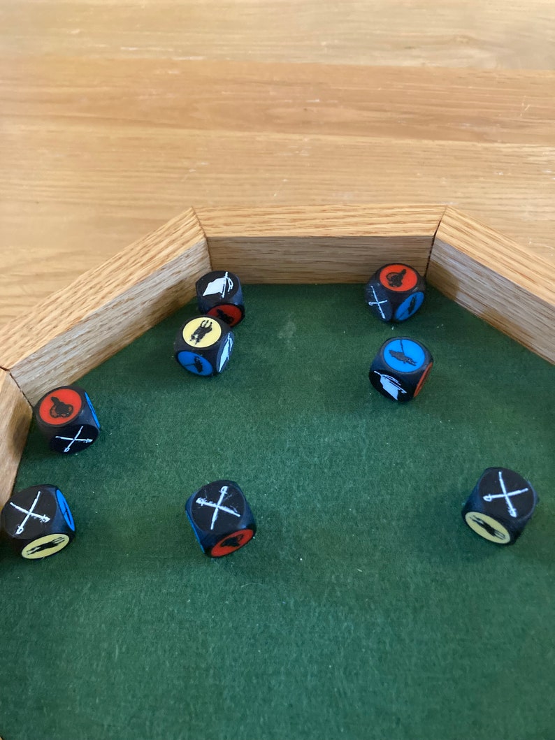 8 battle dice compatible with Commands & Colors: Napoleonics image 1