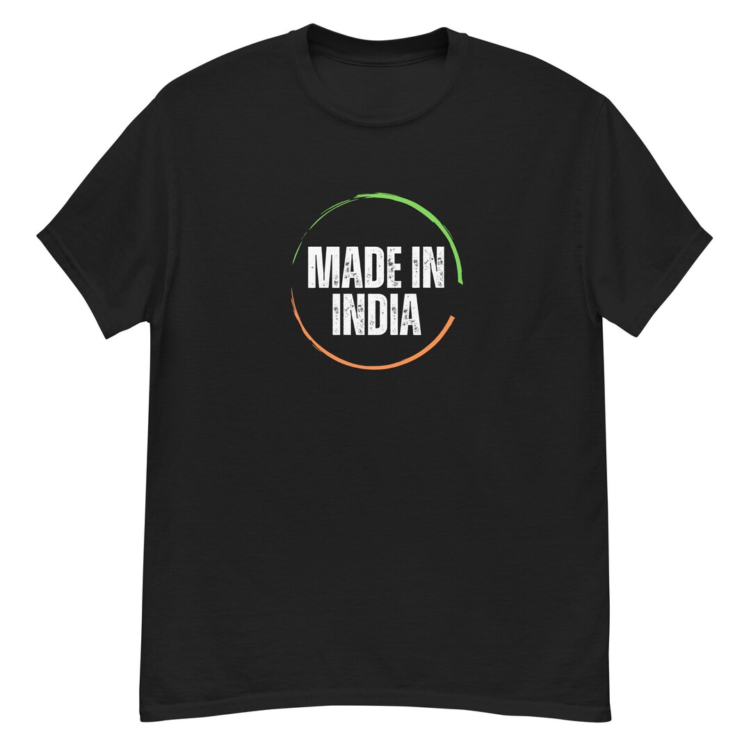 Indian Desi Shirt Made In India T shirt Indian Flag T Shirt Etsy Indian Desi Shirt Made In India T shirt Indian Flag T Shirt Etsy